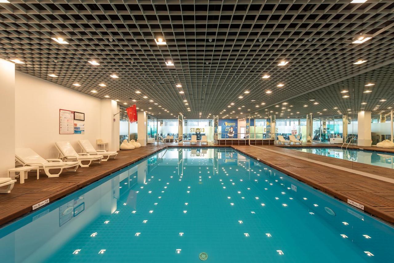 Hotel Su & Aqualand Antalya Exterior foto The swimming pool