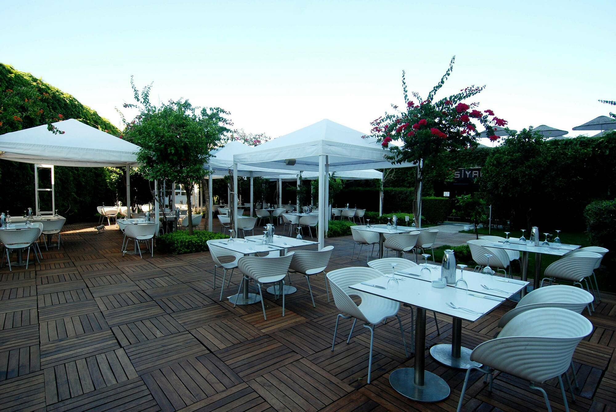 Hotel Su & Aqualand Antalya Exterior foto The restaurant